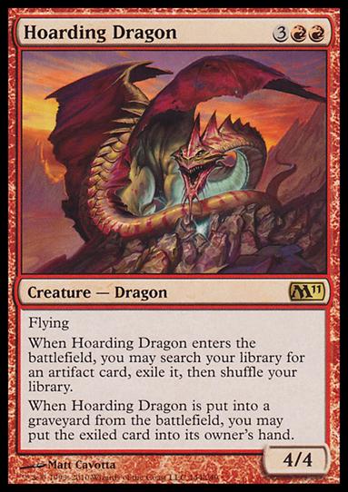 Magic the Gathering: 2011 Core Set (Base Set) card 144 Hoarding Dragon