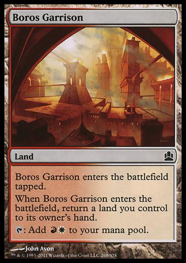 Magic the Gathering: Commander (Base Set) card 268 Boros Garrison