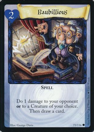 Harry Potter (Base Set) card 75 Baubillious
