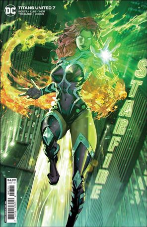 Titans United issue 7-B Kael Ngu Cardstock Cover