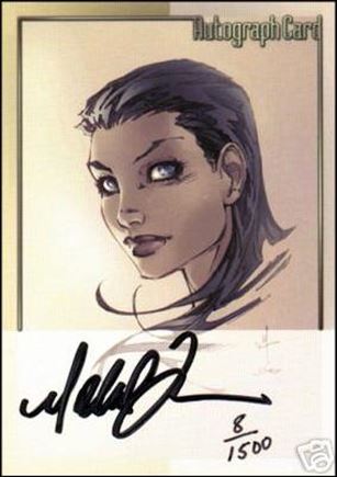 Michael Turner's Fathom (Autograph Subset) card nn-M Turner-B Michael Turner Dynamic Forces Exclusive 1/1500