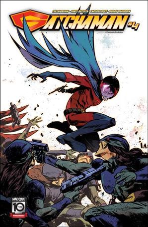 Gatchaman issue 4-B Sanford Greene Connecting Cover