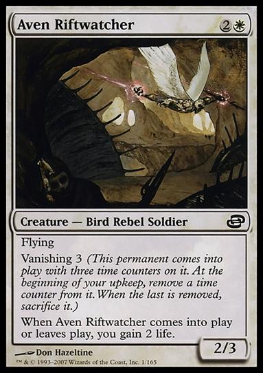 Magic the Gathering: Planar Chaos (Base Set) card 1 Aven Riftwatcher