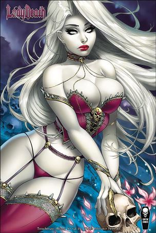 Lady Death: Treacherous Infamy (2021) issue 1-B Collette Turner Violet Cover