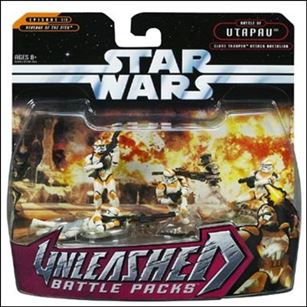 Star Wars: Unleashed Multi-Figure Battle Packs figure 2 Battle of Utapau - Clone Trooper Attack Battalion