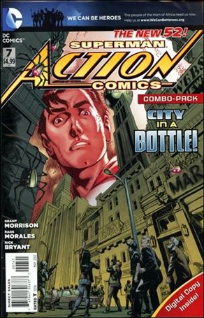 Action Comics (2011) issue 7-B Polybagged Rags Morales Cover Combo Pack