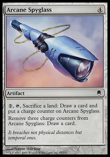 Magic the Gathering: Darksteel (Base Set) card 93 Arcane Spyglass