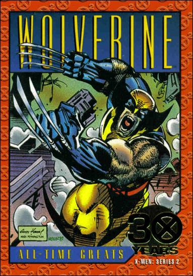 X-Men: Series 2 (30 Years Gold Foil Subset) card G-9 Wolverine