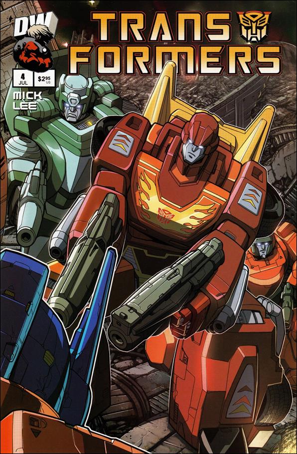 Transformers: Generation 1 (2003) issue 4-B Autobots "Right Side" Cover