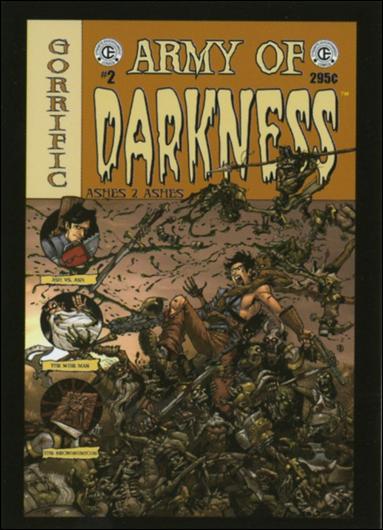 Army of Darkness (Base Set) card 59 AOD Ashes 2 Ashes #2 Cover by Artist Nick Bradshaw