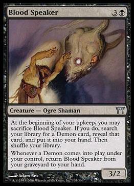 Magic the Gathering: Champions of Kamigawa (Base Set) card 103 Blood Speaker