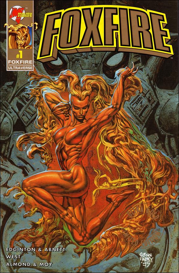 Foxfire (1996) issue 1-C Glenn Fabry Ultra Gold Limited Edition Cover