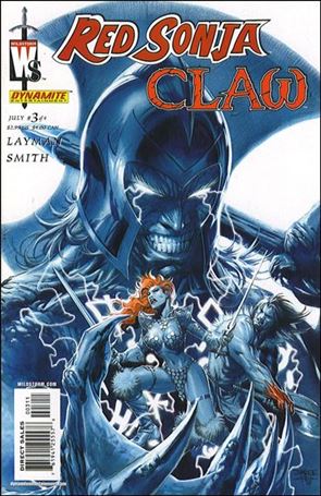 Red Sonja/Claw: The Devil's Hands issue 3-B Jim Lee & Gabriele Dell'Otto Cover