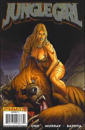 Jungle Girl (2007) issue 4-C Frank Cho Silver Foil Cover w/COA 1/225