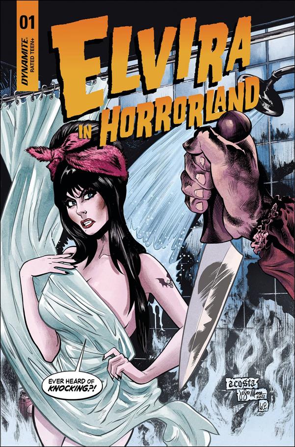Elvira in Horrorland issue 1 Dave Acosta Cover