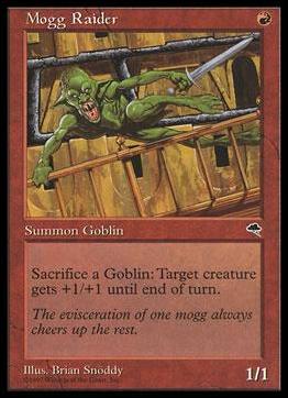 Magic the Gathering: Tempest (Base Set) card 191 Mogg Raider