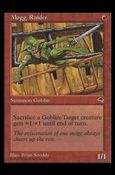 Magic the Gathering: Tempest (Base Set) card 191 Mogg Raider
