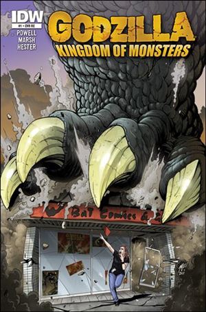 Godzilla: Kingdom of Monsters issue 1-PG BaT Comics and Games Cover 1/500