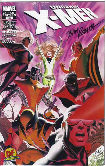 Uncanny X-Men (1981) issue 500-M DF Cover (Signed by John Romita Sr.) 1/325