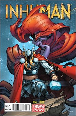 Inhuman issue 4-B Joe Madureira Cover