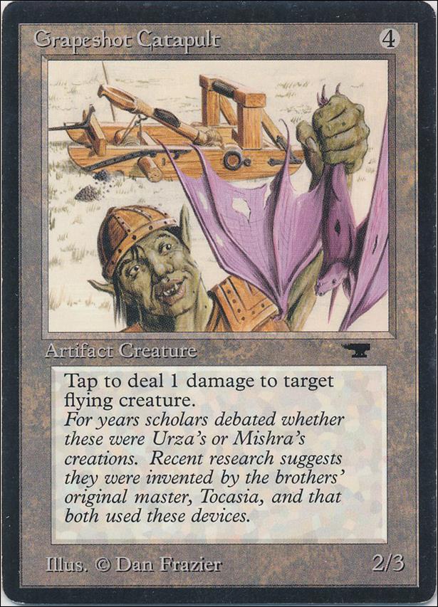 Magic the Gathering: Antiquities (Base Set) card 52 Grapeshot Catapult