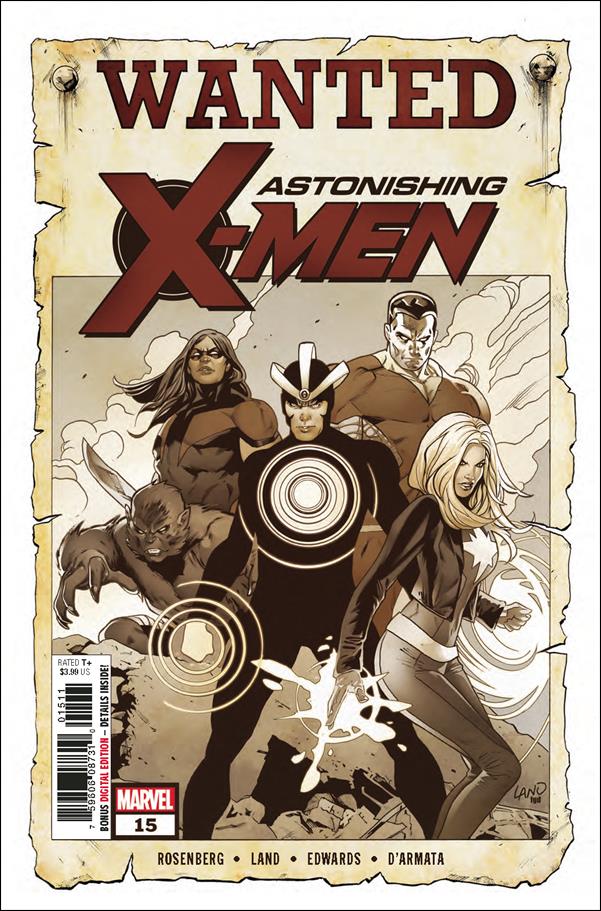 Astonishing X-Men (2017) issue 15 Greg Land Cover