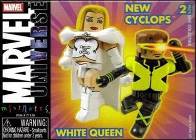Marvel Minimates figure 27 White Queen and "New X-Men" Cyclops