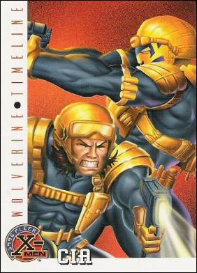 1996 Fleer X-Men Wal-Mart (Base Set) card 81 CIA