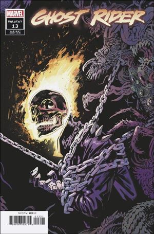 Ghost Rider (2022) issue 13-C Michael Walsh Unlucky 13 Cover