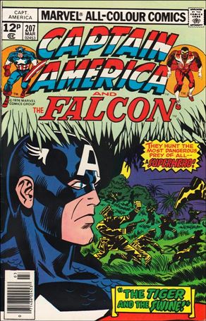 Captain America (1968) issue 207-B UK Price Cover