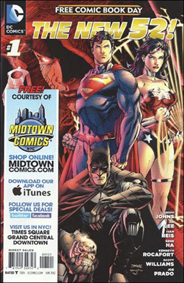 DC Comics - The New 52 FCBD Special Edition issue 1-E Midtown Comics Cover