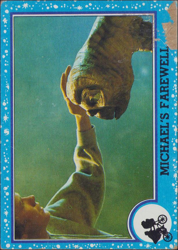 E.T. The Extra-Terrestrial (Base Set) card 72 Michael's Farewell