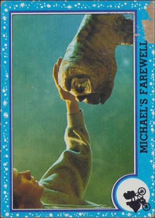 E.T. The Extra-Terrestrial (Base Set) card 72 Michael's Farewell