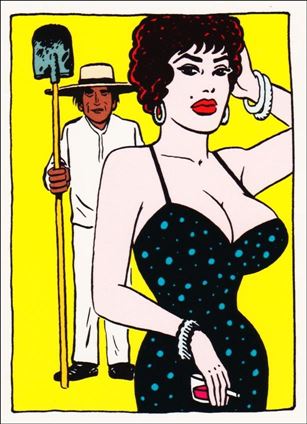 Love & Rockets (Base Set) card 8 Maria & Eduardo