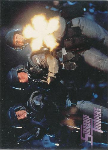 Starship Troopers: Series 1 (Base Set) card 17 Here They Come!