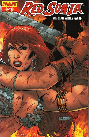 Red Sonja (2005) issue 31-B Fabiano Neves Cover