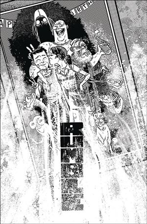 Rumble (2017) issue 14 David Rubin Black & White Cover
