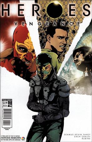 Heroes: Vengeance issue 4 Rubine Cover