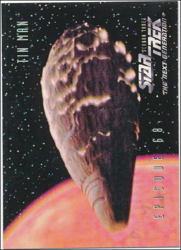 Star Trek: The Next Generation - The Episode Collection Season Three (Base Set) card 291 Tin Man, Episode 68C