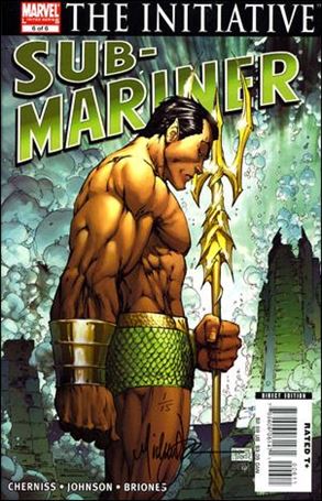 Sub-Mariner (2007) issue 6-B Dynamic Forces (Signed by Michael Turner) 1/15