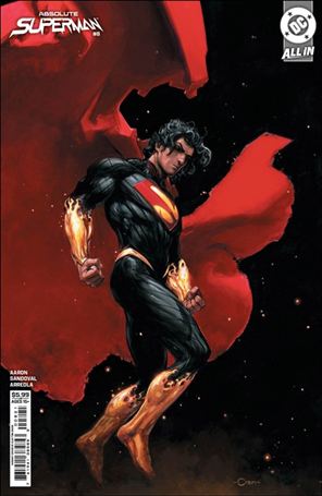 Absolute Superman issue 8.00-B Clayton Crain Cardstock Cover