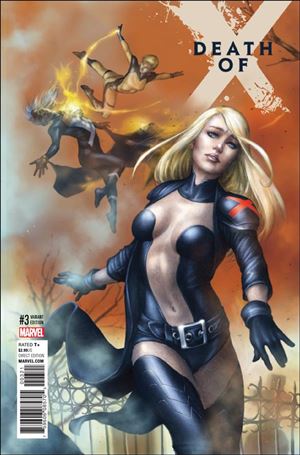 Death of X issue 3-B Michael Choi Connecting Cover