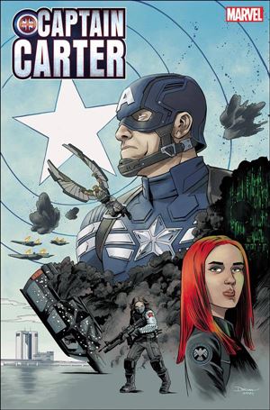 Captain Carter issue 1-D Declan Shalvey Infinity Saga Cover
