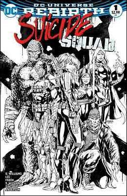 Suicide Squad (2016)  issue 1-S Jason Fabok Cincinnati Comic Expo B&W Cover