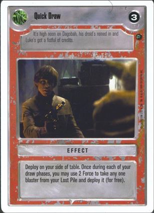 Star Wars: Dagobah Revised (Base Set) card 119 Quick Draw