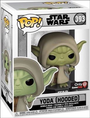 POP! Star Wars figure 393 Yoda (Hooded) GameStop Exclusive
