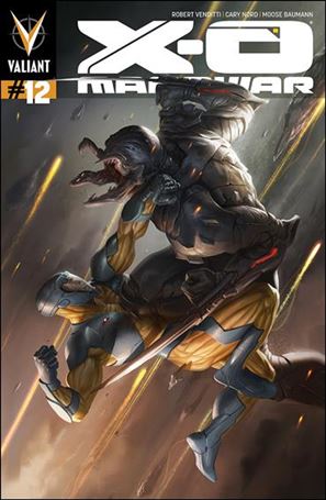 X-O Manowar (2012)  issue 12 Marko Djurdjevic Cover