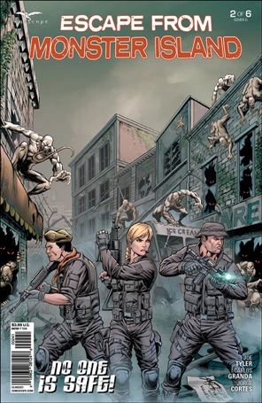Escape from Monster Island issue 2-D Alfredo Reyes Cover