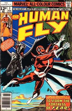 Human Fly issue 3-B UK Price Cover