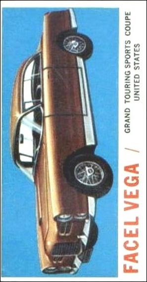 Sports Cars (1961) (Base Set) card 44 Facel Vega